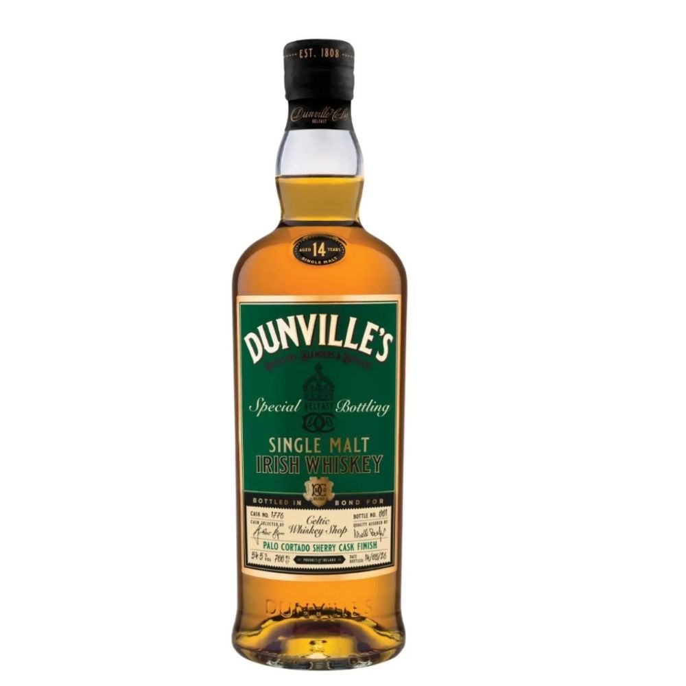 Dunvilles 14 Year Old Palo Cortado Cask Celtic Whiskey Shop Exclusive