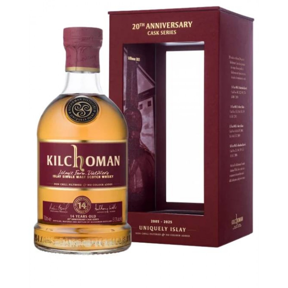 Kilchoman 14 Year Old Bourbon Barrel 20th Anniversary Cask Series