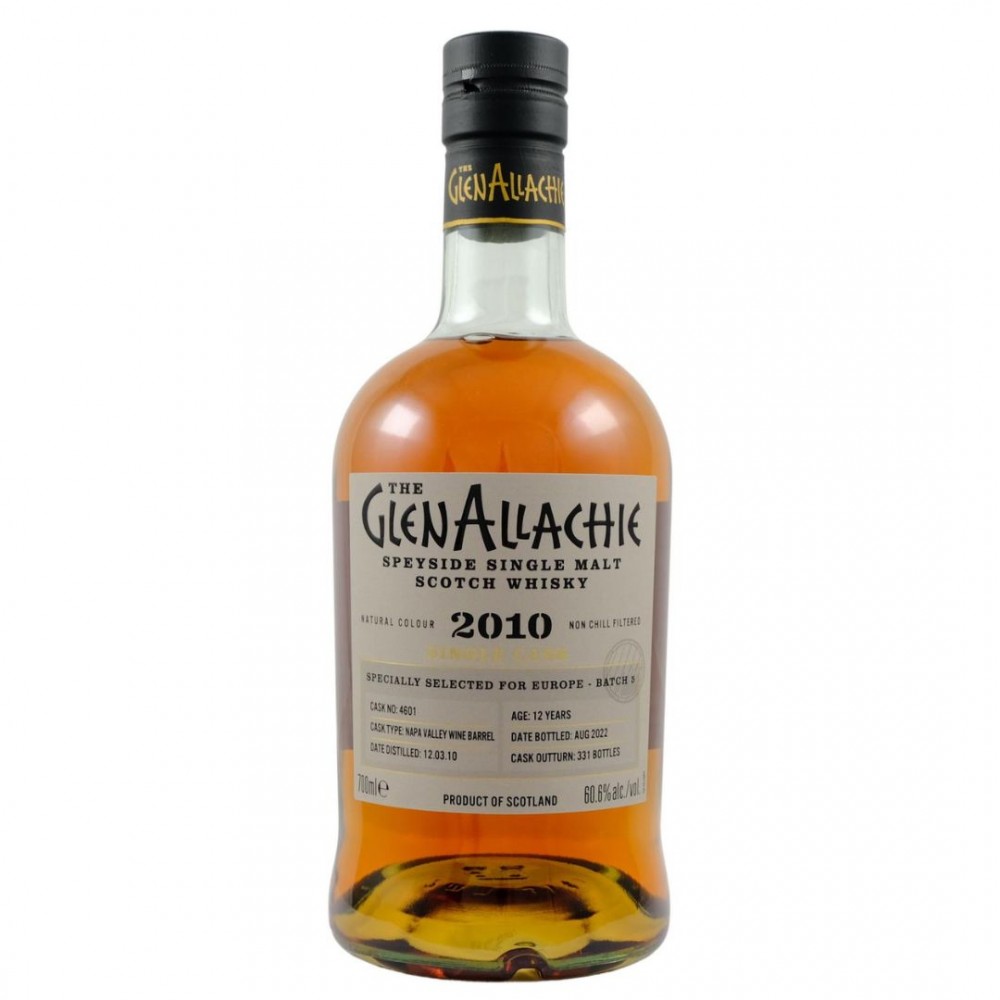 Glenallachie #4601 2010 Napa Valley Wine Barrel Single Cask