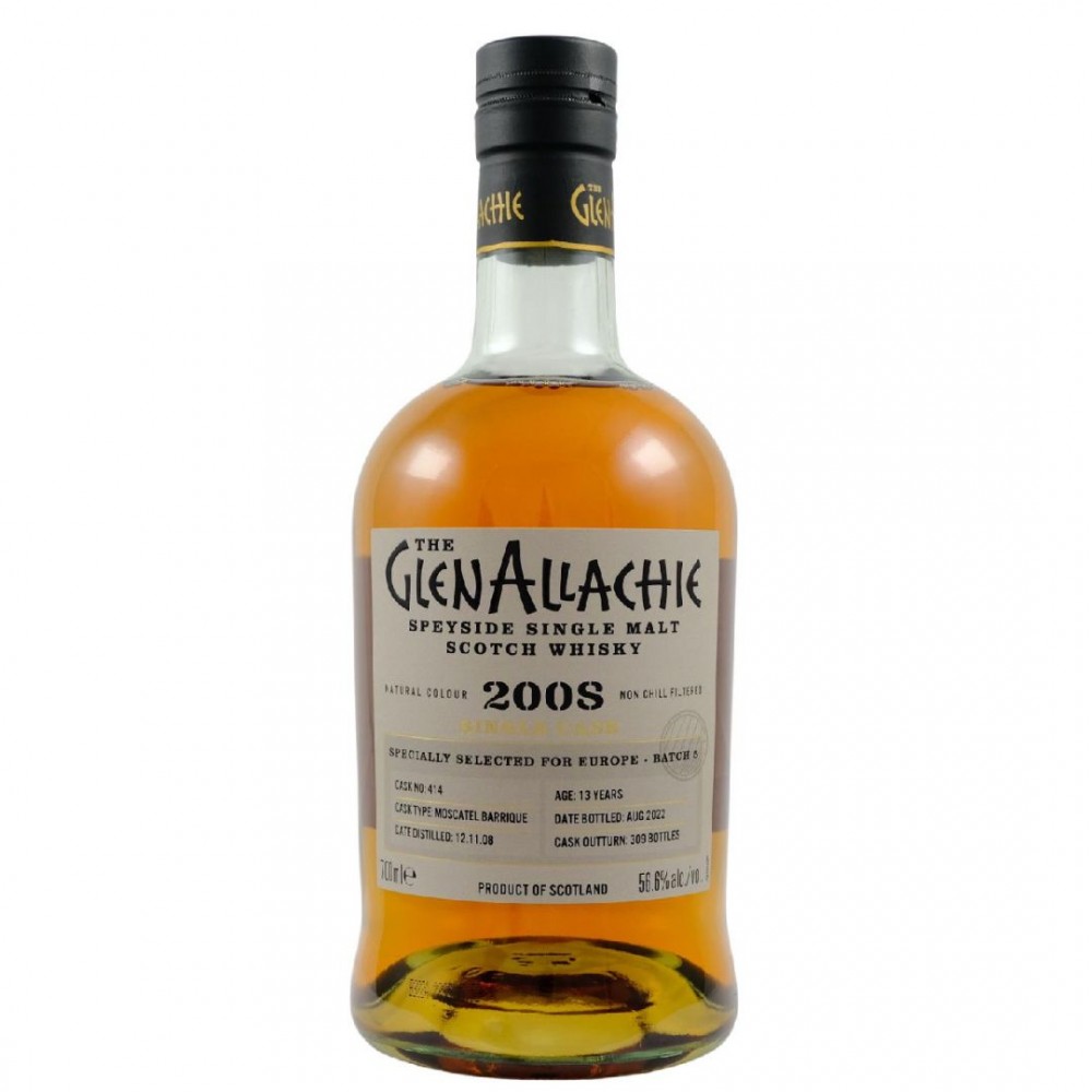 Glenallachie #414 2008 Moscatel Barrique Single Cask