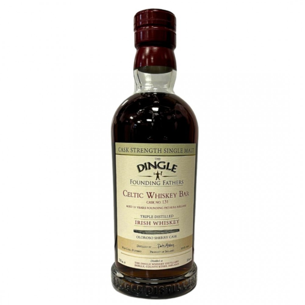 Dingle Founding Fathers Single Cask Celtic Whiskey Bar Exclusive