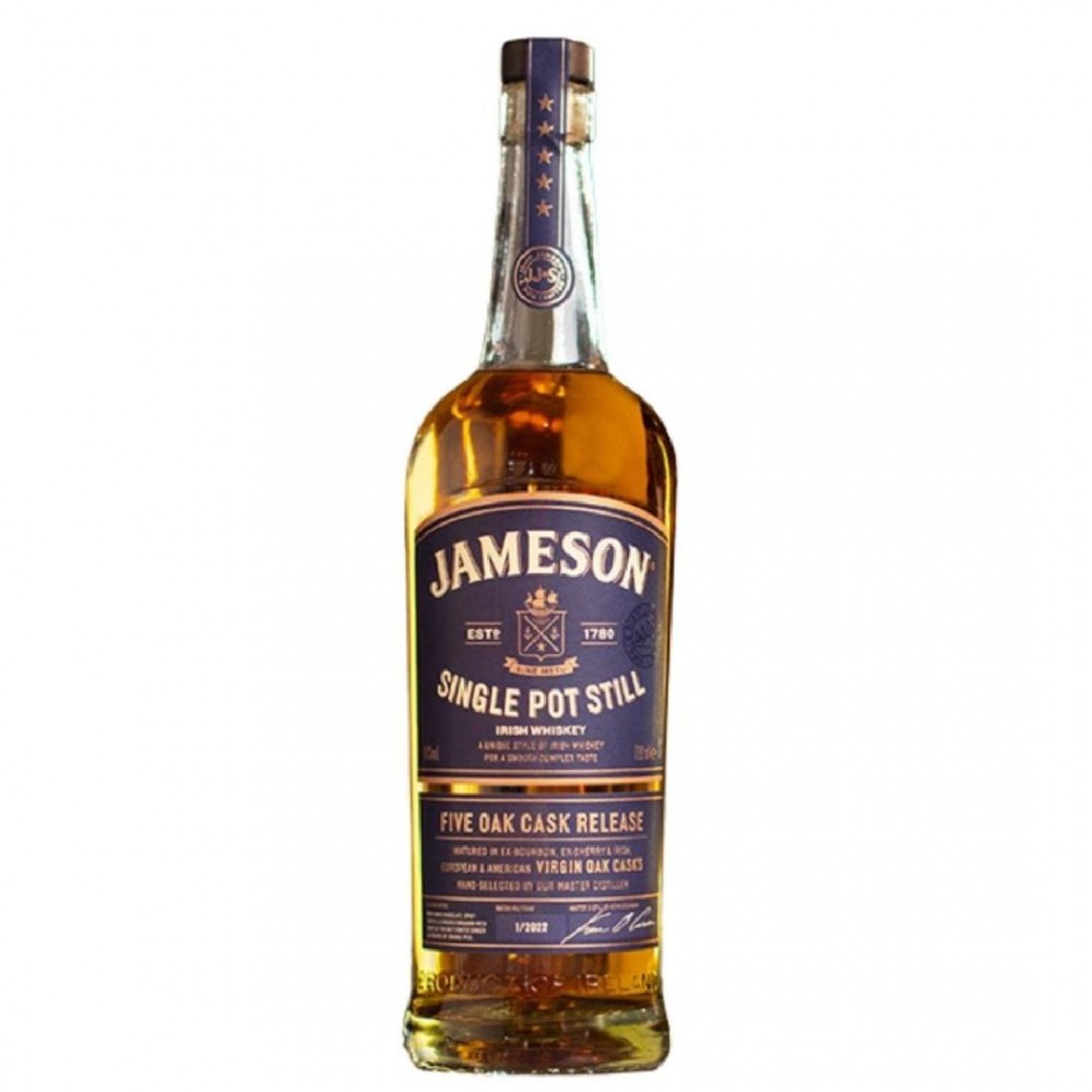 Jameson Single Pot Still Five Oak Cask Release