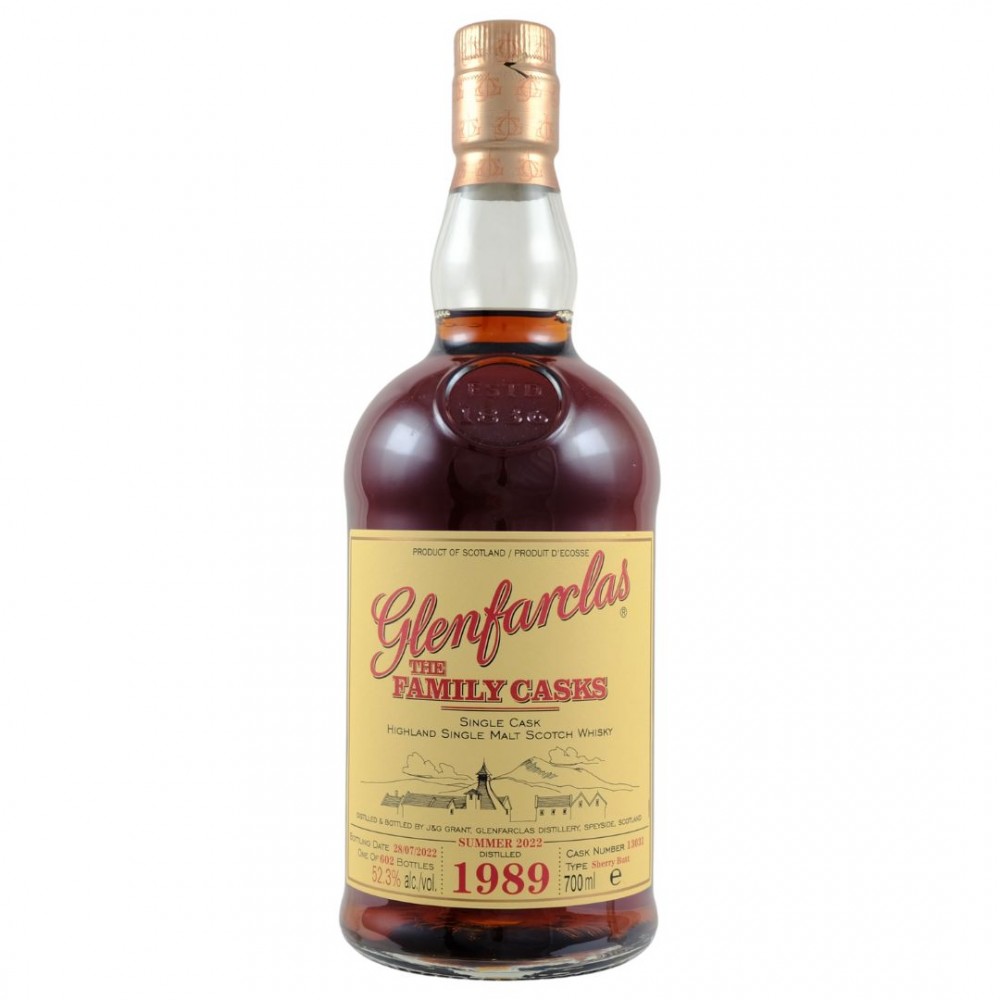 Glenfarclas 1989 Family Cask #13031 Vintage Single Malt