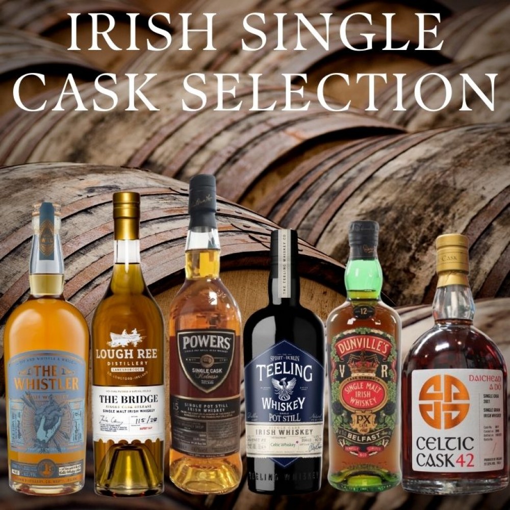 Single Cask Irish Whiskey Tasting Pack - 6 Samples