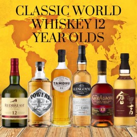 Classic World Whiskey 12 Year Olds- 6 Samples