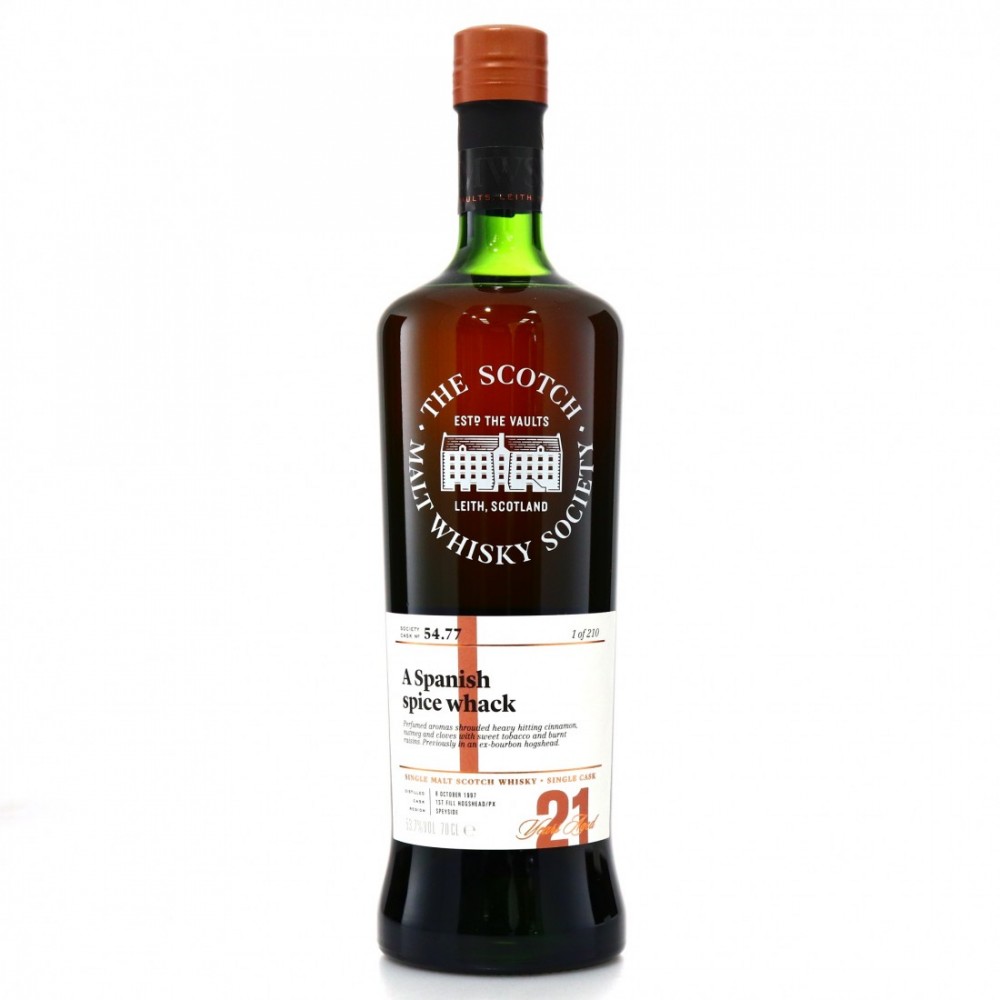 SMWS 54.77 A Spanish Spice Whack 21 Year Old