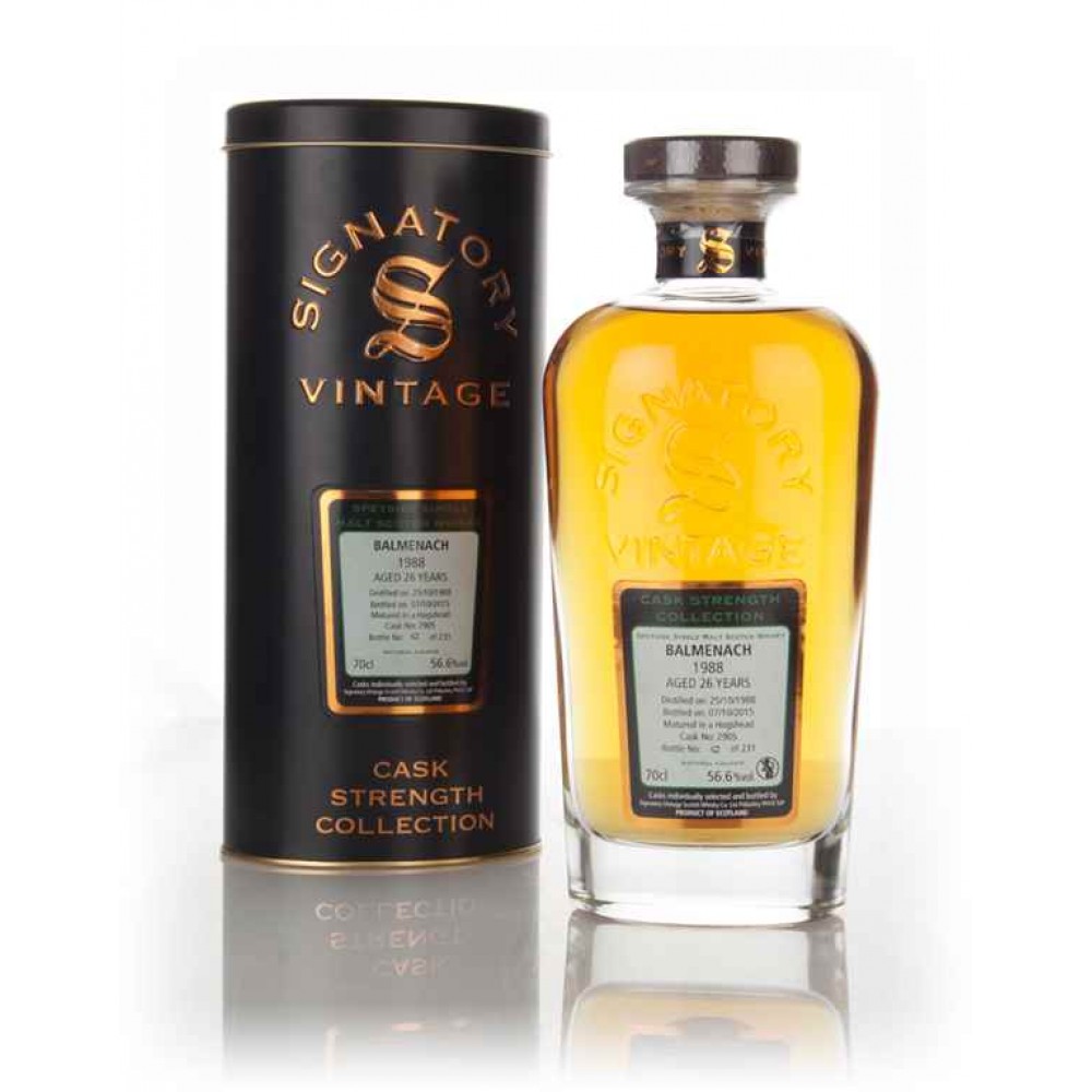 Balmenach 26 Year Old Signatory Bottling