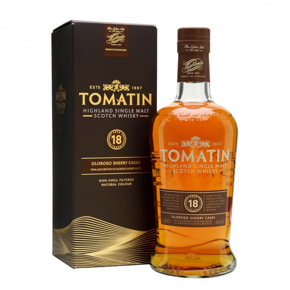 Tomatin 18 Year-Old Oloroso Sherry Casks