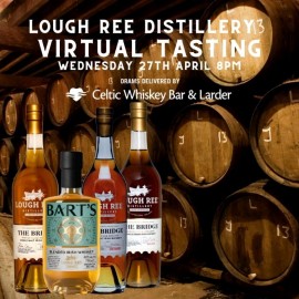 Lough Ree Distillery Range Tasting Pack - 5 Sample virtual tasting 27th April 2022