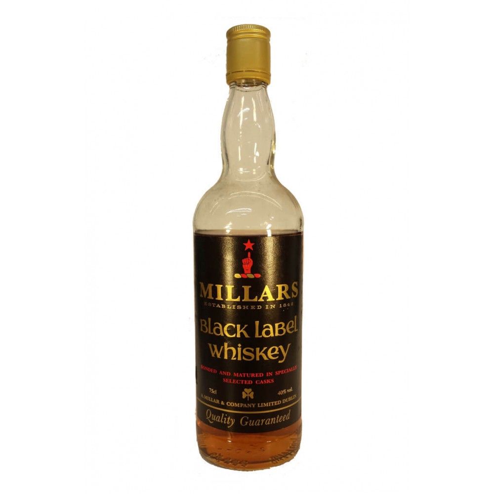 Millar's Black Label Irish Whiskey 1st Bottling